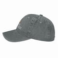 thumbnail image 2 of Certified Hotdogolist Hot Dog Baseball Cap Vintage Soft Washed Denim,Golf Dad Hat Adjustable Trucker Hats for Men Women Unisex Adult,Gray, 2 of 6