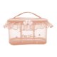 thumbnail image 1 of Heart Pattern Makeup Case Lightweight Nylon Construction And Spacious Interior Compartments Cosmetic Case Small red, 1 of 5