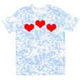 thumbnail image 3 of Inktastic 3 Red Hearts T-Shirt, 3 of 5