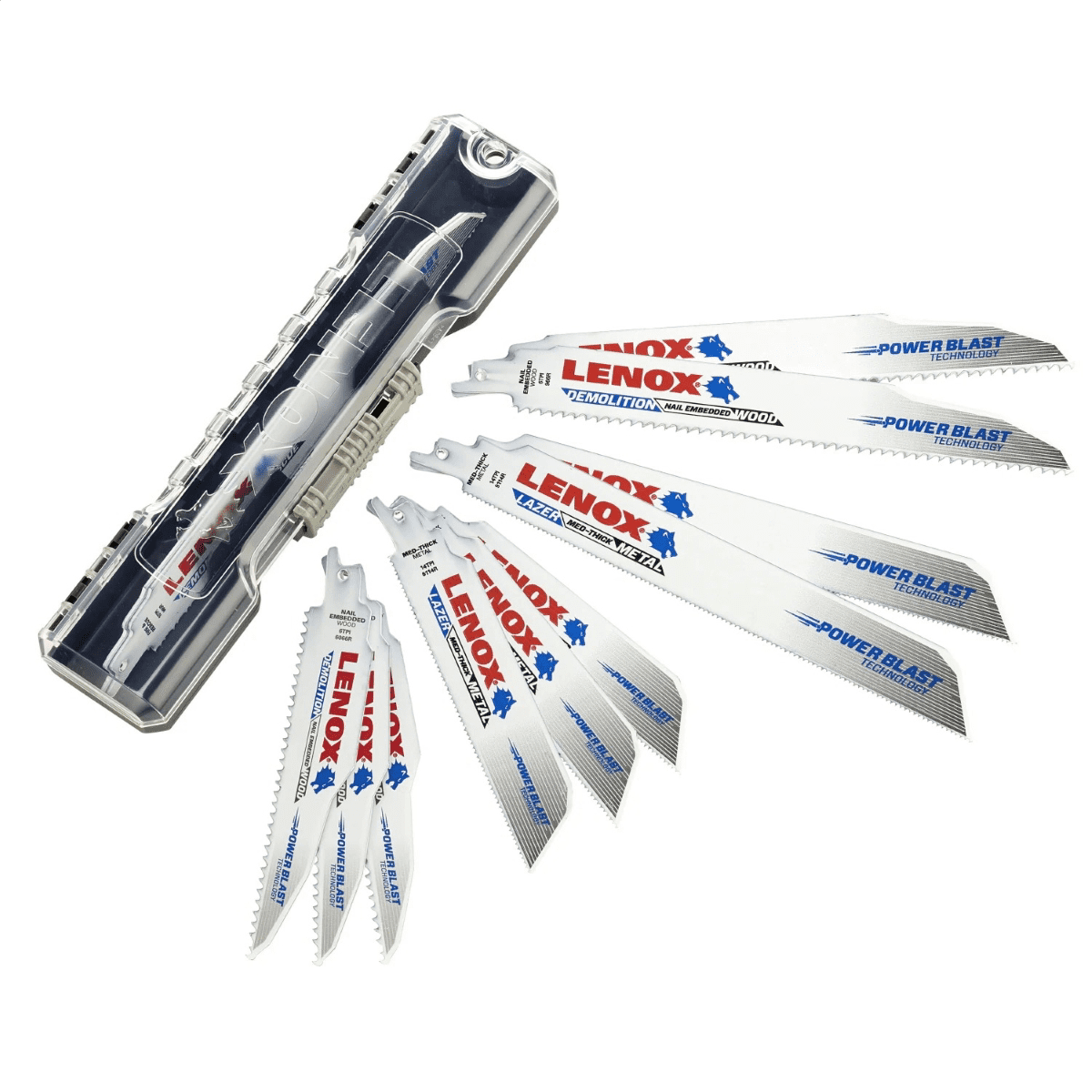 Lenox Tools DEMOWOLF Bimetal Reciprocating Saw Blade Bit Kit - 12 Piece