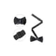 thumbnail image 2 of INSPIRAR CHIC Corbata de moño preatado para hombres con decoración de strass, corbatas brillantes para bodas elegantes en azul oscuro, 2 of 4