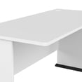 thumbnail image 6 of Studio A 72W L Shaped Gaming Desk with Storage in White - Engineered Wood, 6 of 8