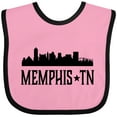 thumbnail image 3 of Inktastic Memphis Tennessee City Skyline Boys or Girls Baby Bib, 3 of 4