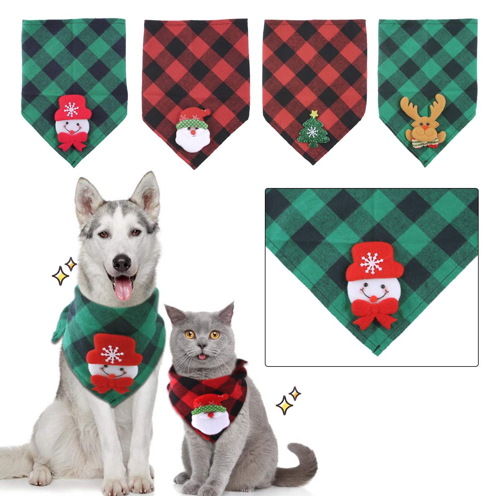 Dog Bandana Collars Triangle Neckerchief Bibs Scarfs Accessories Pet Cats and Baby Puppies Saliva Towel Fengyaojianzhu Flag of Washington D.C 