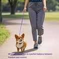 thumbnail image 3 of Siumouhoi 6 FT Cachorro/perro Leashes, Correa de Estilo Tradicional Fuerte con Gancho de Collar Fácil de Usar, Correa para Perro Ideal para Perro Pequeño y Mediano y Grande (5/8 in x 6 FT, Morado), 3 of 4