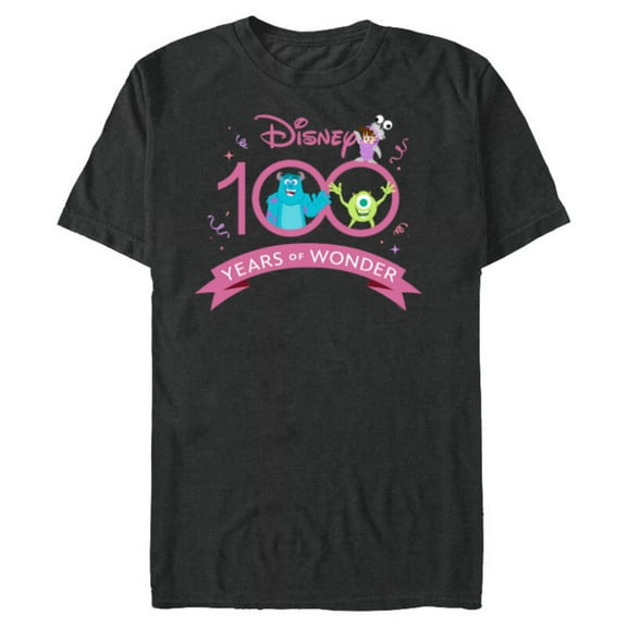 Disney 100 and Pixar’s Monsters Inc 100 Years of Wonder D100 - Short Sleeve Blended T-Shirt for Adults - Customized-Dark Heather
