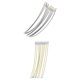 thumbnail image 1 of 20x Acero Inoxidable Llavero Llavero Cable de Alambre, 1 of 9