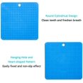 thumbnail image 3 of Lick Mat 2 Pack Dog Lick Mat Silicone Slow Feeder Lick Mat With Super Strong Suction Cup For Dog Training V11A02 (Square), 3 of 4