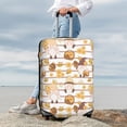 thumbnail image 4 of Uemuo Cute Bee Gnome2 Printed Washable Luggage Cover - Fashion Suitcase Protector Fits 18-32 Inch Luggage(without luggage) -Medium, 4 of 9