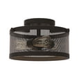 thumbnail image 1 of DVI DVP15711GR-N Gastown Graphite 12" Semi Flushmount, 1 of 1
