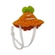 thumbnail image 3 of Sombrero para animales pequeños, sombrero para hámster con correa ajustable, lindo tocado decorativo para zanahoria, 3 of 9