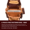 thumbnail image 2 of Bolsa para herramientas Occidental Leather 4 bolsas Pro Fastener, 2 of 4