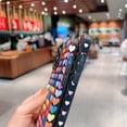 thumbnail image 5 of Love Heart Colorful Embossed Soft Case for Women Girls Compatible with iPhone Case (Colorful Heart,iPhone 12), 5 of 7