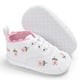 thumbnail image 3 of Zapatos De Bebé Niña Encaje Floral Bordado Suave Elástico Vendaje Zapatos De Bebé Para Diario Vogacara BA001403-04, 3 of 6