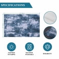 thumbnail image 6 of Navy Blue Ombre Placemats Set of 4, Gradient Abstract Art Vintage Placemats for Dining Table, Place Mats for Kitchen Tabletop, Waterproof Wipeable Dining Table Mats Set, 6 of 9