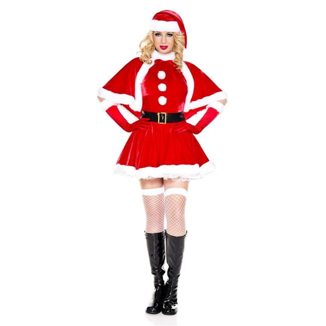 Music Legs Secret santa Red Christmas Costume Dress 70827