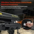 thumbnail image 4 of 140,000 BTU Diesel and Kerosene Heater, Portable Forced Air Heater with Thermostat & Wheels, 38 L Fuel Tank for 10 hours Runtime, for Garage, Workshop, Jobsite, Construction, 4 of 7
