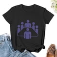 thumbnail image 3 of Board Meeting Women’s Cotton Short Sleeve T-Shirt HD Graphic Print Casual Crew Neck Tee S, 3 of 6