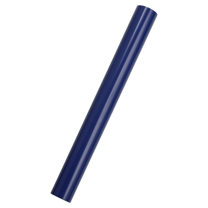 JAM Paper Glossy Wrapping Paper, 26.3 Sq ft (17 in x 18 Ft), Royal Blue, 1/Pack