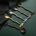 thumbnail image 7 of 5Pcs Spoon Coffee Teaspoon Set, Zinc Alloy Tea Spoon Dessert Spoon, Cute Scoop for Stirring Drink Mixing Milkshake Jam, 7 of 7