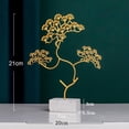 thumbnail image 2 of Adornos de hoja de ginkgo ANGGREK Decoración de Arte de Escritorio, 2 of 2