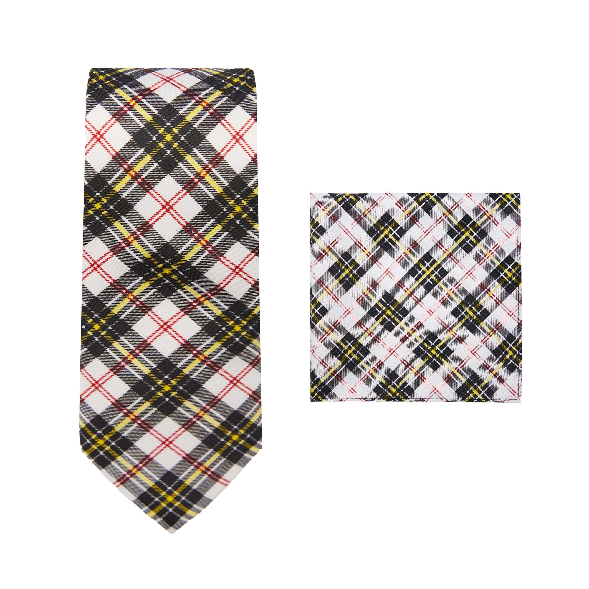 DQT Woven Tartan Plaid Formal Casual Necktie Wedding Classic Men's Tie