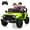 Green, variant on Litake 24V Ride On Toys for Big Kids, 2 Seater Extend Ride On Truck Car for Toddlers, Electric Vehicles with Remote Control, Adjustable Car Body, 3 Speeds, LED Lights, Music, ASTM/CPSIA Certified