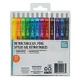 thumbnail image 1 of Pen+Gear Retractable Gel Ink Pens, Assorted Colors, 0.7mm, 12 Count, 1 of 5