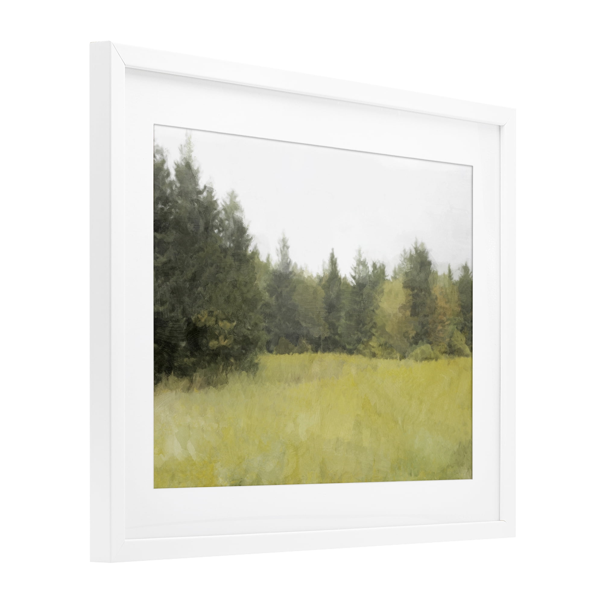 Stupell Industries The Forest's Vast Clearing White Framed Print Under Glass, design by Kim Curinga