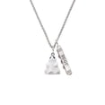 thumbnail image 2 of Delight Jewelry Resin Ghost Silvertone Best Friends Forever Bar Charm Necklace, 23", 2 of 4