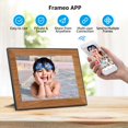 thumbnail image 3 of Marco de fotos digital Frameo 10.1" WiFi 16GB Memory Wood, 3 of 6