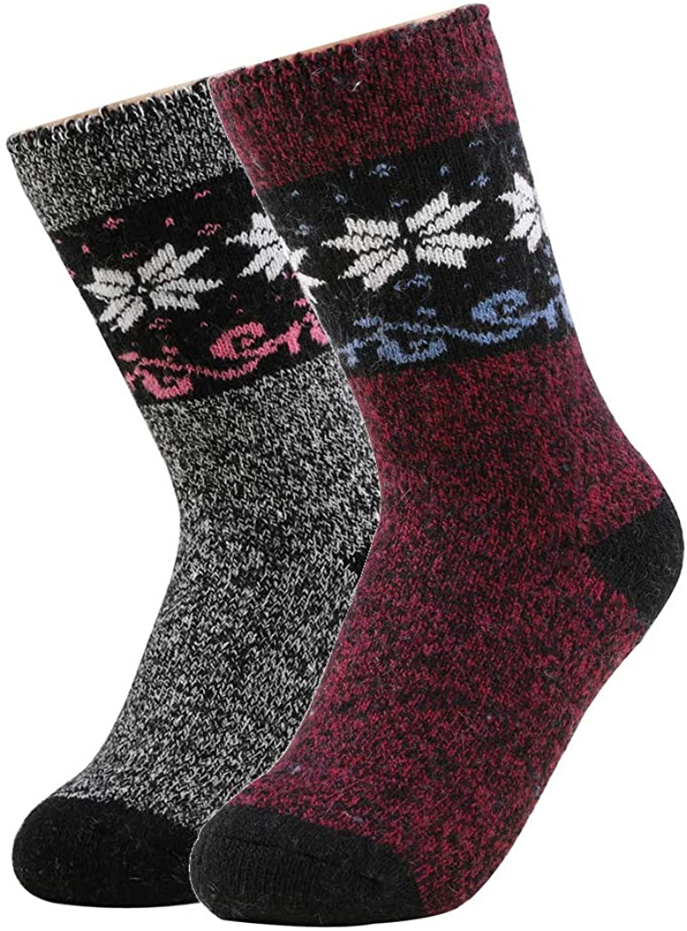 Thick Wool Socks Women Plus-Size Warm 