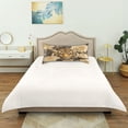 thumbnail image 6 of Dailycode Satin Pillow Case Queen Silk Pillow Cover for Hair and Skin Envelope Closure Tiger in Flower Field 20"x30", 6 of 9