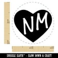 thumbnail image 2 of NM New Mexico State in Heart Self-Inking Rubber Stamp Ink Stamper - Orange Ink - Mini 1/2 Inch, 2 of 7
