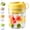 Yellow, variant on 2 in 1 Ice Cube Bottle with Straw, Silicone Push-Action Ice Maker Cup, Portable Touch-Free Chill Cube Tray for Iced Coffee, Cocktail, Whiskey and Juice, Leak-Proof Water Bottle for Outdoor (Green)