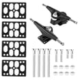 thumbnail image 2 of Land Surfing Skateboard Trucks For S6 Red Spring Bridge Surfskate Skateboard Adapter,black Gasket, 2 of 5