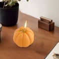 thumbnail image 4 of Fall Danhjin Pumpkin Candle, Halloween Fall Scented Candles with Spiced Pumpkin, Natural Pumpkin Shaped Candle for Thanksgiving Fall Home Decor, 3.42x2.16in, 4 of 6