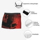 thumbnail image 3 of Fotbe Red And Black Abstract Skull Calzoncillos Tipo Boxer con Bolsa de Soporte Total para Hombre, X-Temp Fresco, Transpirable y de Secado Rápido-Small, 3 of 5