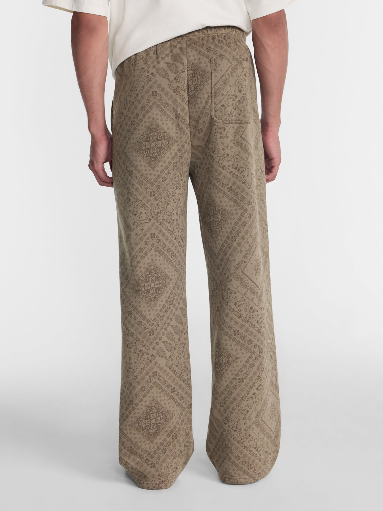 No Boundaries Fleece Open Hem Sweatpants, Men's XS-5XB
