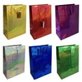 thumbnail image 1 of Allgala 6-PC 22x15.75 Inch Jumbo Hologram Gift Bags-GP50304, 1 of 2