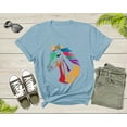 thumbnail image 5 of Cool Horse Pony Lover Gift Shirt For Men Women Kids Girls Boys Aesthetic Horse Lover Gift Ideas Tshirt Graphic Horse Head Silhouette T-shirt, 5 of 6