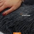 thumbnail image 4 of Cama para Mascotas Antiestres Redonda Esponjosa Cómoda Afelpada (Dark Grey, Small), 4 of 8