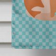 thumbnail image 4 of Carolines Treasures BB8136CHF English Lop Rabbit Drapeau de Maison en Toile à Carreaux Bleus, 4 of 4