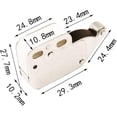 thumbnail image 2 of Cabinet Door Spring Latch,Biluer 12PCS Spring Catches Mini Latch Spring Latch with Screws for Cabinet Can Be Used for Cabinets Drawers Particleboard, 2 of 5