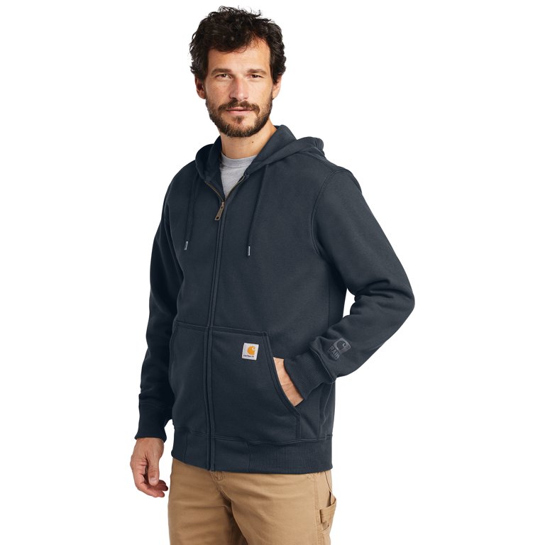 Carhartt Rain Defender Paxton Heavyweight Hooded Zip-Front Sweatshirt -  Walmart.com