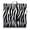 Colorfu, variant on Colorful Zebra Pattern Oversized Floor Sitting Cushion - 4.7" Thick Multicolor Zebra Abstract Pillow for Meditation, Fluffy & Resilient PP Cotton Filling, Modern Boho Home Decor, Black and White Print