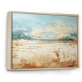 thumbnail image 2 of Designart "Coastal Beach Sand I" Modern Floater Framed Wall Decor, 2 of 7