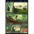 thumbnail image 2 of Women's Star Wars: The Book of Boba Fett Grogu Force Training With Luke Skywalker  Graphic Tee Navy Blue X Large, 2 of 4