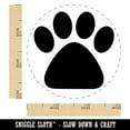thumbnail image 2 of Paw Print Solid Self-Inking Rubber Stamp Ink Stamper - Green Ink - Small 3/4 Inch, 2 of 7