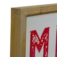 thumbnail image 4 of 16" Wooden Framed "Merry And Bright" Metal Christmas Sign, 4 of 4